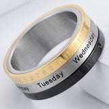 Anti stress ring kalender smykke