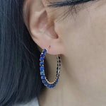Bøhmiske Lapis Lazuli øreringe