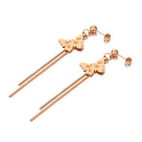 Butterfly dråbe øreringe