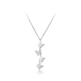Butterfly-halskæde Sølv 1001 Smykker