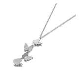 Butterfly-halskæde 1001 Smykker