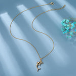 Delfin halskæde guld smykke