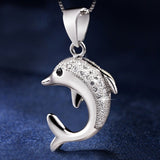 Delfin halskæde sølv smykke