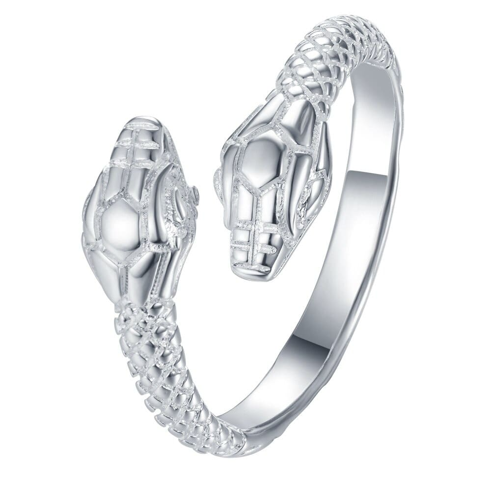 Gotisk Ring Med En Slange main image 0