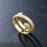 Elegante slange ring guld kob online