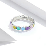 Flerfarvet hjerte ring online