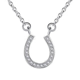 Hestesko halskæde sølv