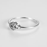 Hjerte ring hængelås stal