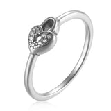 Hjerte ring hængelås