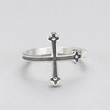 Holdbar kors ring smykke