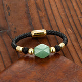 Jade armbånd guld