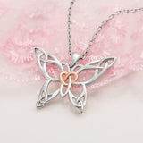 Keltisk sommerfugle halskæde 1001 Smykker