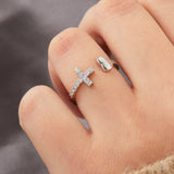 Kors hjerte ring kvind