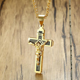 Kristen kors halskæde guld danmark