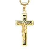 Kristen kors halskæde guld