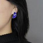 Lapis Lazuli kristne øreringe