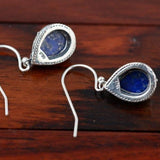 Lapis Lazuli øreringe sølv