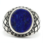 Lapis lazuli ring sølv