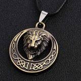 Løve halskæde bronze