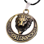 Løve halskæde bronze