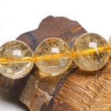 Moderne citrin armbånd