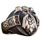 Odin bronze ring