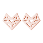 Origami ræve øreringe