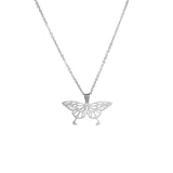 Origami sommerfugl halskæde Sølv 1001 Smykker