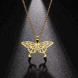 Origami sommerfugl halskæde 1001 Smykker