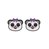 Panda øreringe Kawaii
