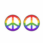 Peace regnbue øreringe