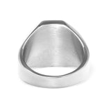 Sekskantet signet ring løve stal