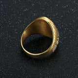 Signet ring Jesus smykke