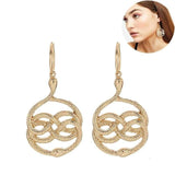 Slange øreringe med vedhæng