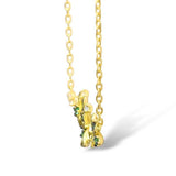 Sommerfugle halskæde i guld 1001 Smykker