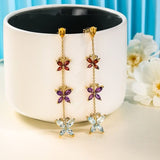 Sommerfugle øreringe Natursten