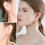 Sommerfugle øreringe Natursten