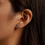 Sommerfugle øreringe sølv