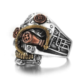 Steampunk ring stål