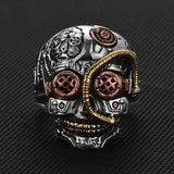 Steampunk ring stål