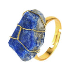 Stor lapis lazuli ring