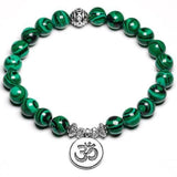 Tibetansk malakit armbånd