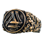 Valknut Ring bronze