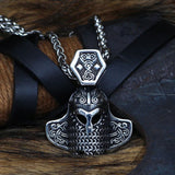 Vikinge krigerhjelm halskæde
