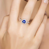 Vintage hjerte ring kvind