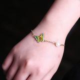 Vintage sommerfugl armbånd
