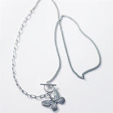 Vintage sommerfugle halskæde 1001 Smykker