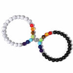 7 chakra armbånd par