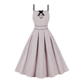 Ærmeløs rockabilly festkjole Rosé / S