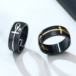 Ankh kors ring smykke